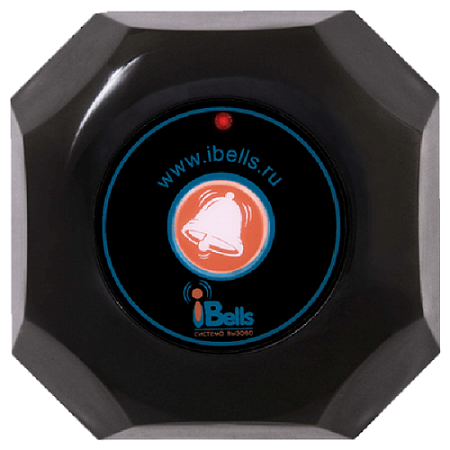 Кнопка вызова персонала iBells 301 (черная)